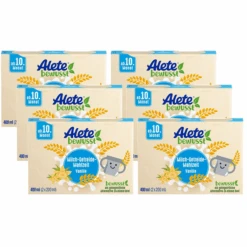 Alete Milch-Getreide-Mahlzeit Vanille 6x 400 Ml (2 X 200 Ml) Ab Dem 10. Monat