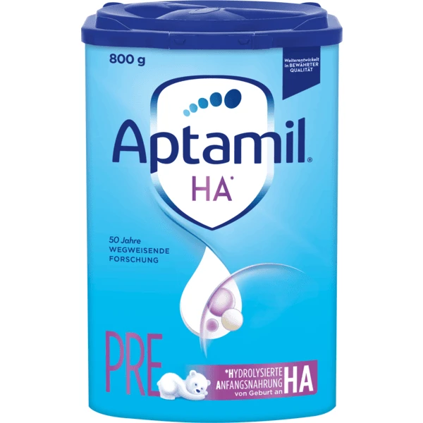 Aptamil Anfangsmilch HA PRE Mit Hydrolisiertem Eiweiß 800 G Ab Der Geburt 3 Aptamil Anfangsmilch HA PRE Mit Hydrolisiertem Eiweiß 800 G Ab Der Geburt