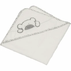 Be Be 's Collection Kapuzenbadetuch Big Willi Grau 80 X 80 Cm