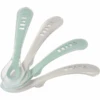 BEABA® Babylöffel 4er Set Aus Silikon Ab 8 Monaten, Velvet Grau/ Salbeigrün -Babyprodukte beaba babyloeffel 4er set aus silikon ab 8 monaten velvet grau salbeigruen a392957