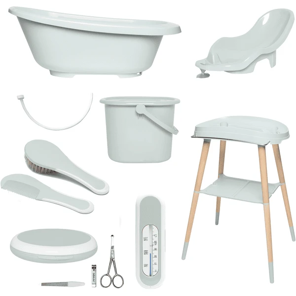 Bébé-jou® Babycare Badeset 8-tlg Sense Plus Sky Green 3 Bébé-jou® Babycare Badeset 8-tlg Sense Plus Sky Green