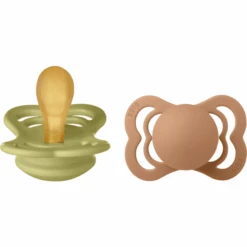 BIBS® Schnuller Supreme Latex Meadow Und Earth 0-6 Monate, 2 Stk.