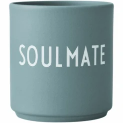 Design Letters Porzellanbecher Favourite Cups Mit Lasergravur, Grün, 250 Ml