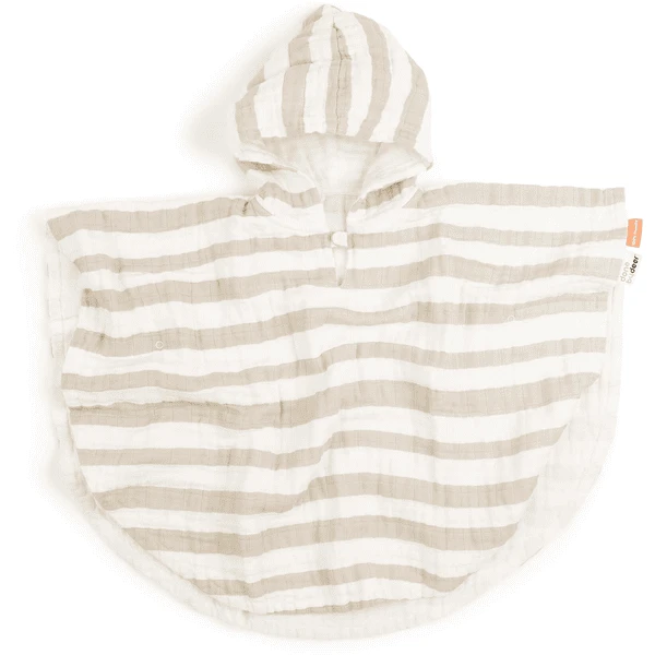 Done By Deer™ Badeponcho Stripes Sand 3 Done By Deer™ Badeponcho Stripes Sand