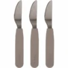 Filibabba Silikon Messer 3er-Pack - Warm Grey -Babyprodukte filibabba silikon messer 3er pack warm grey a399491