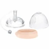 Haakaa® Trinkflaschenaufsatz Mit Strohhalm Set Peach -Babyprodukte haakaa trinkflaschenaufsatz mit strohhalm set peach a345303