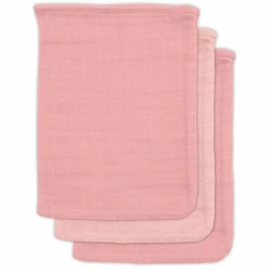 Jollein Bamboo Waschlappen 3er-Pack Pale Pink