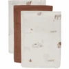 Jollein Waschlappen Musselin 3er-Pack Farm -Babyprodukte jollein waschlappen musselin 3er pack farm a385572