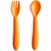 Löffel Und Gabelset 2 Teilig BPA Frei Orange 2 Löffel Und Gabelset 2 Teilig BPA Frei Orange -Babyprodukte loeffel und gabelset 2 teilig bpa frei orange a284049