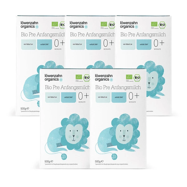 Löwenzahn Organics Anfangsnahrung Pre 5x 500 G Ab Der Geburt 3 Löwenzahn Organics Anfangsnahrung Pre 5x 500 G Ab Der Geburt