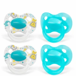 Medela Baby Schnuller Original Ab Dem 18. Monat DUO Signature 4 Stück In Türkis