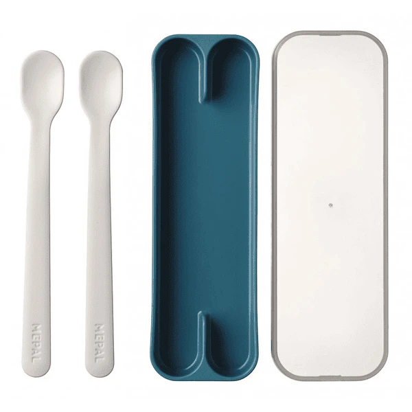 MEPAL Fütterlöffel Mio 2er Set - Deep Blue 3 MEPAL Fütterlöffel Mio 2er Set - Deep Blue