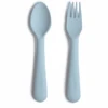 Mushie Gabel & Löffel, Powder Blue -Babyprodukte mushie gabel loeffel powder blue a399478