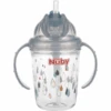 Nuby Nûby 360° Trinklhalmtasse Aus Tritan 240 Ml In Grau