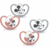 NUK Schnuller Space Disney "Mickey" 18-36 Monate, 4 Stk. In Grau/rot -Babyprodukte nuk schnuller space disney mickey 18 36 monate 4 stk in grau rot a329571