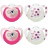 NUK Schnuller Star Day & Night , Gr. 2 In Pink/rosa