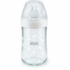 NUK Trinkflasche Nature Sense Aus Glas, 240ml In Weiß -Babyprodukte nuk trinkflasche nature sense aus glas 240ml in weiss a347286