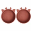 Nuuroo Schüssel Silikon Alex Giraffe 2 Stück, Mahogany -Babyprodukte nuuroo schuessel silikon alex giraffe 2 stueck mahogany a363220