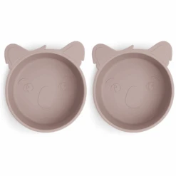 Nuuroo Schüssel Silikon Alex Koala 2 Stück, Woodrose