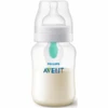Philips Avent Flasche Anti-Kolik SCF813/14 Inkl. AirFree Ventil, 260ml, 1 Stück, Transparent -Babyprodukte philips avent flasche anti kolik scf813 14 inkl airfree ventil 260ml 1 stueck transparent a254919