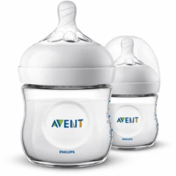 Philips Avent Natural Flasche SCF030/27, 125ml, 2 Stück, Transparent