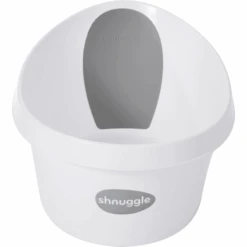 Shnuggle® Kleinkindbadewanne Weiß / Grau