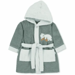 Sterntaler Bademantel Ben Mittelgrün