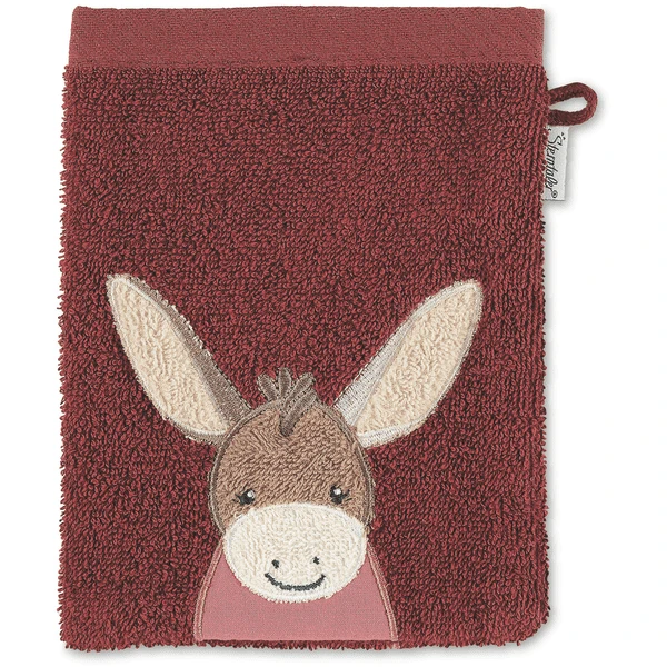 Sterntaler Waschhandschuh Emmily Dunkelrot 3 Sterntaler Waschhandschuh Emmily Dunkelrot