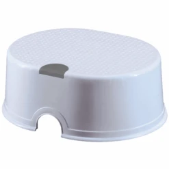 Strata Schemel De Luxe, Weiß/silber