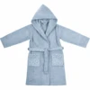 WÖRNER SÜDFROTTIER Bademantel Wal Stahlblau