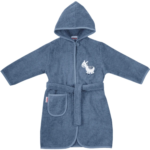 WÖRNER SÜDFROTTIER Bademantel Zebra Dunkelblau 3 WÖRNER SÜDFROTTIER Bademantel Zebra Dunkelblau