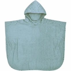 WÖRNER SÜDFROTTIER Badeponcho Sterne Eisblau 60 X 75 Cm