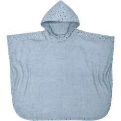 WÖRNER SÜDFROTTIER Badeponcho Wal Stahlblau 60 X 75 Cm